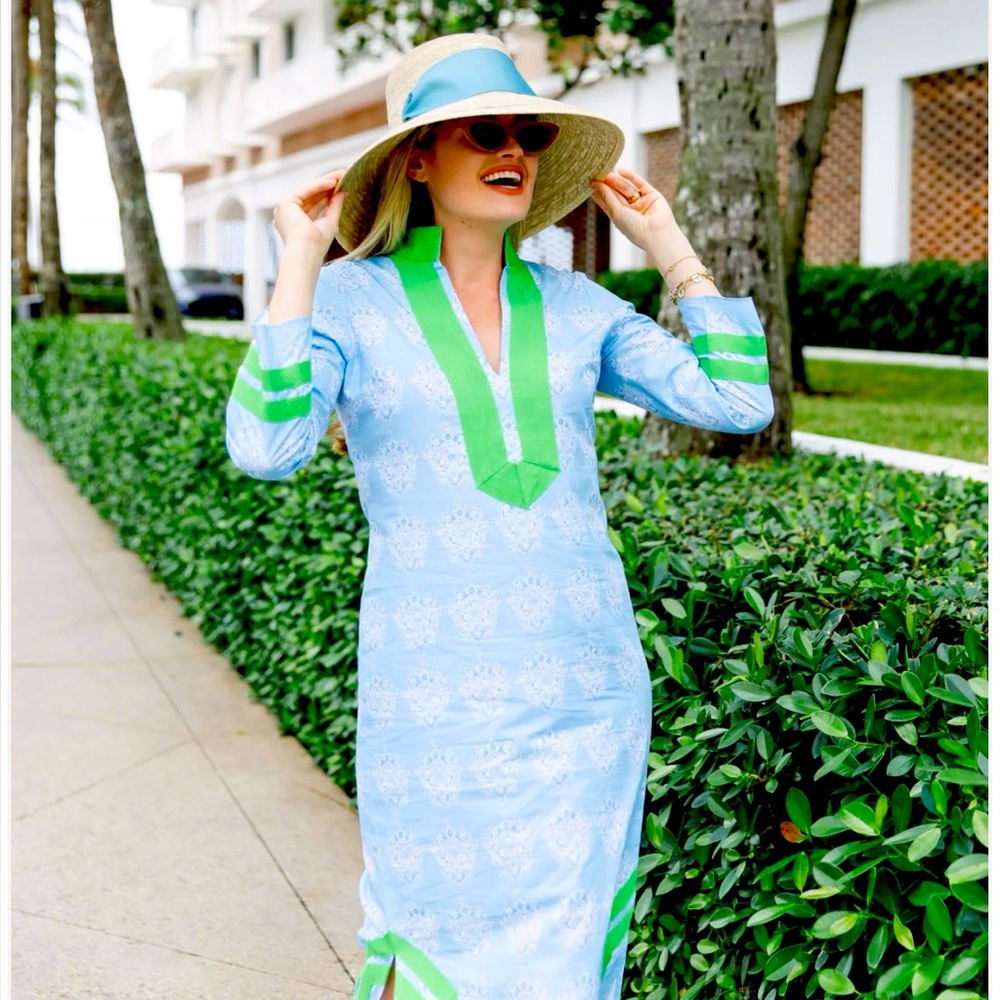 NWT Sail to Sable Medallion Classic Tunic Maxi Dress